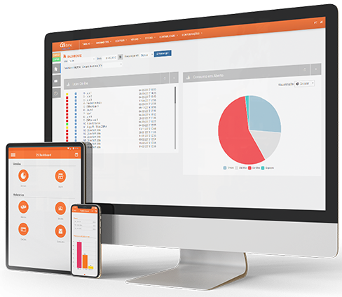 BackOffice de gestão e controlo online - Desktop, tablet e smartphone